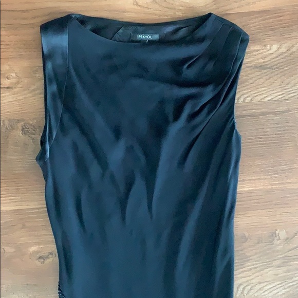 İpekyol Asymetric Beaded Black Dress - Picture 5 of 13